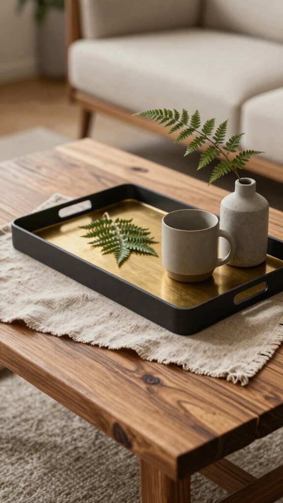 chunky tray sleek candle trio