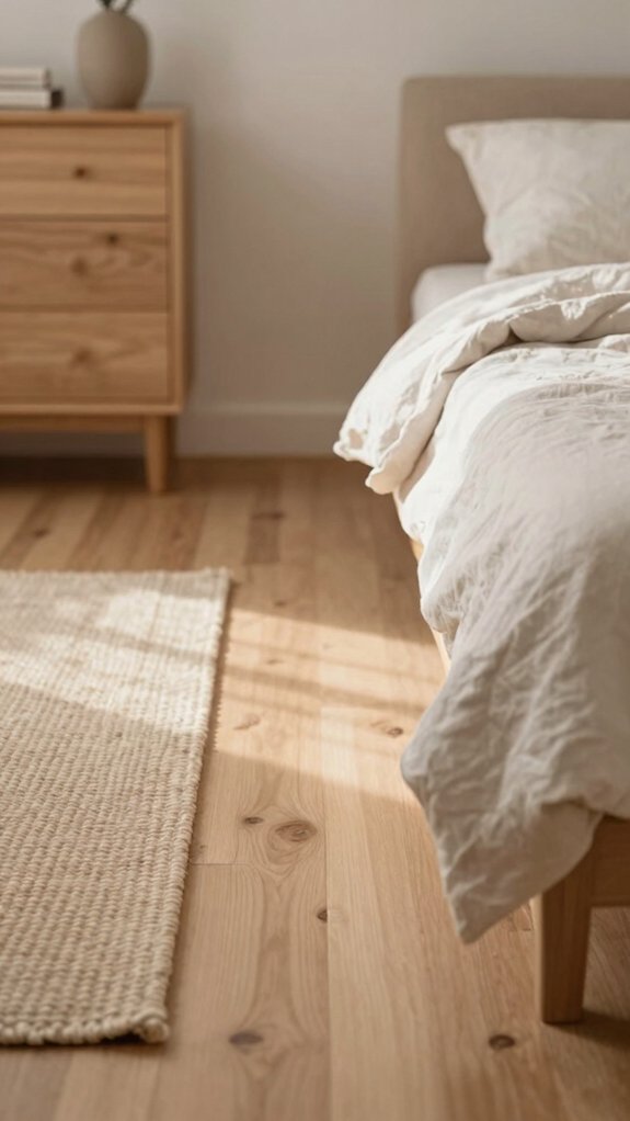 clear door to bed pathway