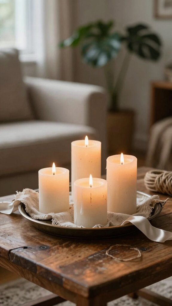 cohesive style candle tray