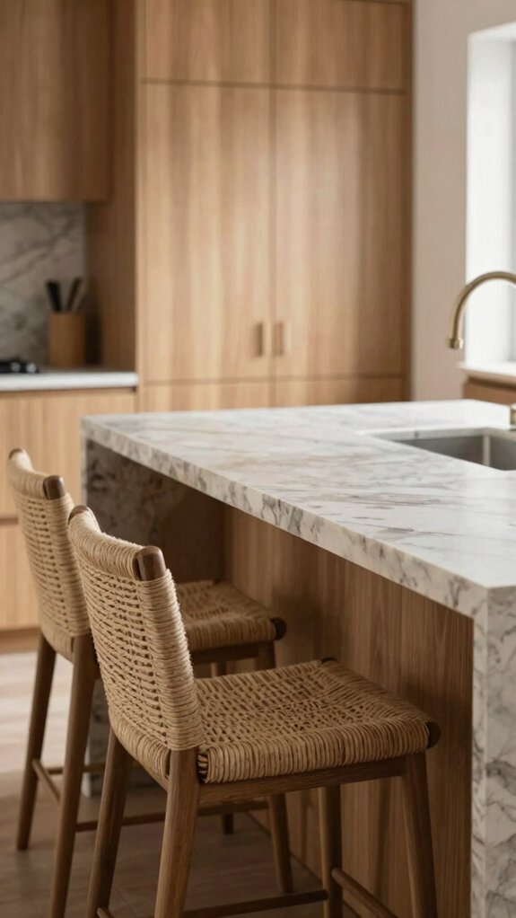 comfortable island seating fit