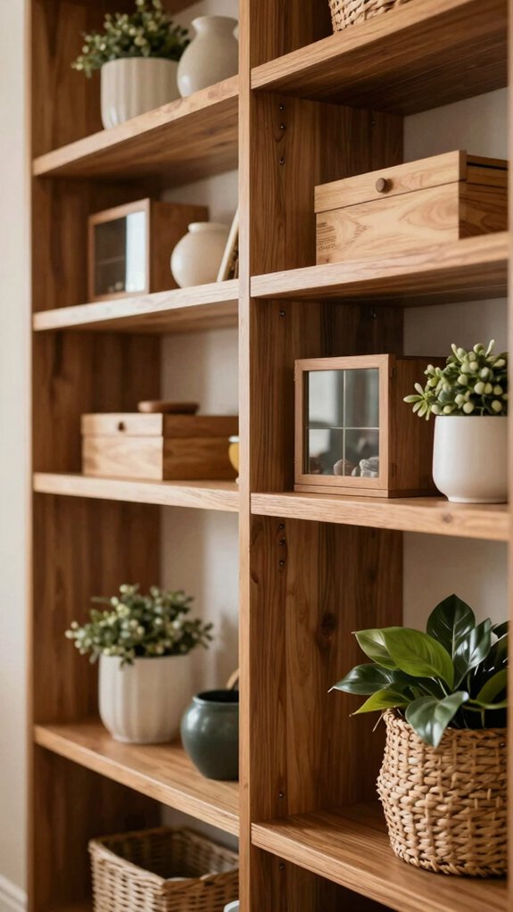 Built-In Shelves That Solve Storage Without Adding Furniture 11 cozy built in display storage