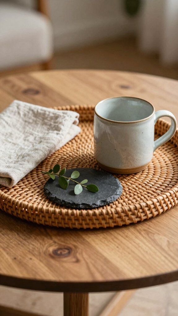 curate coffee table tray