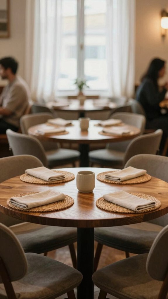 extendable cozy round seating