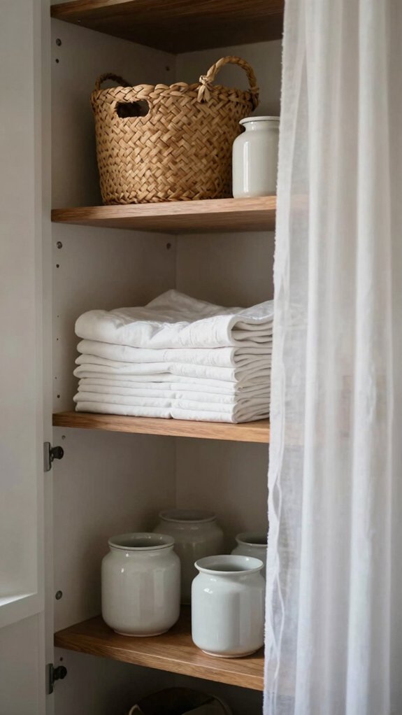 folded clothes stay organized