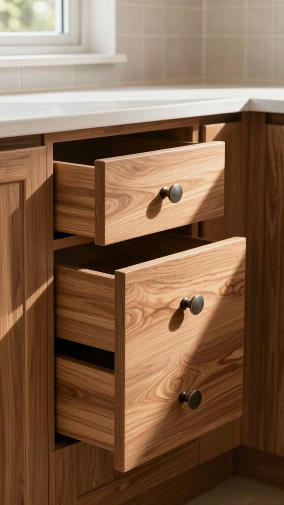 Corner Kitchen Cabinets That Finally Eliminate Dead Space 7 full access angled corner storage