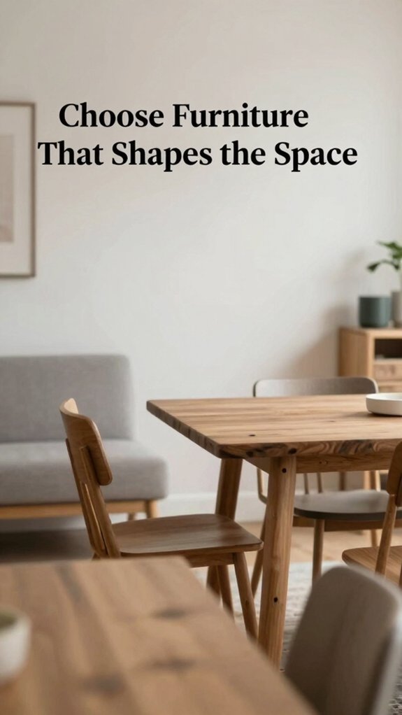 Living Dining Layouts That Reduce Visual Noise Instantly 8 furniture creates microclimates