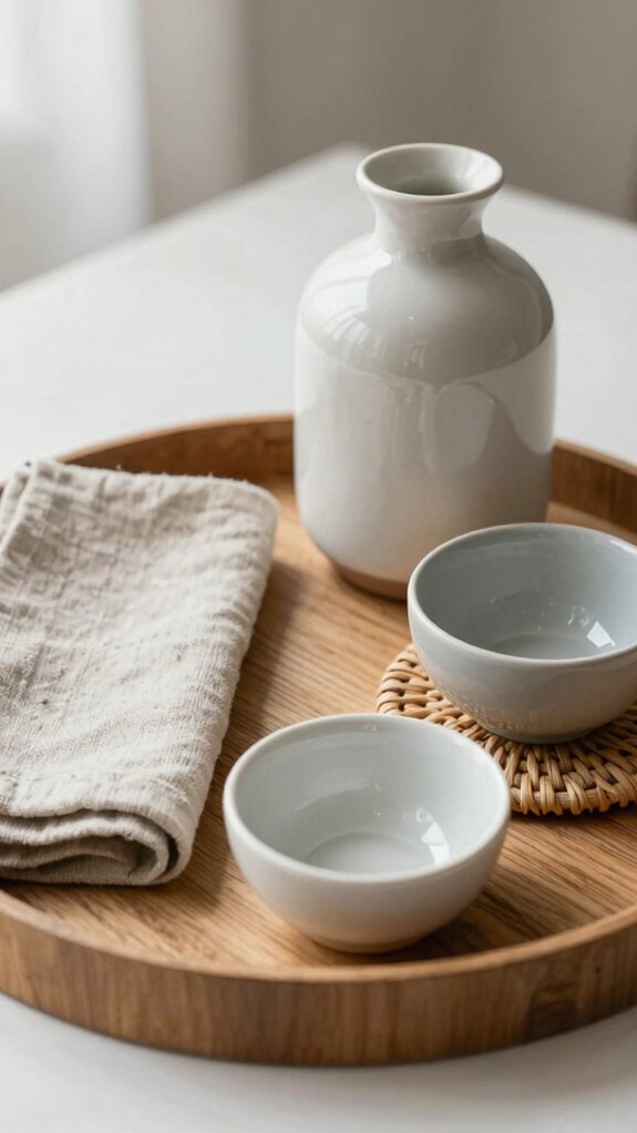 Small Space Tray Decor Ideas That Keep Your Home Looking Organized 10 group decor on trays
