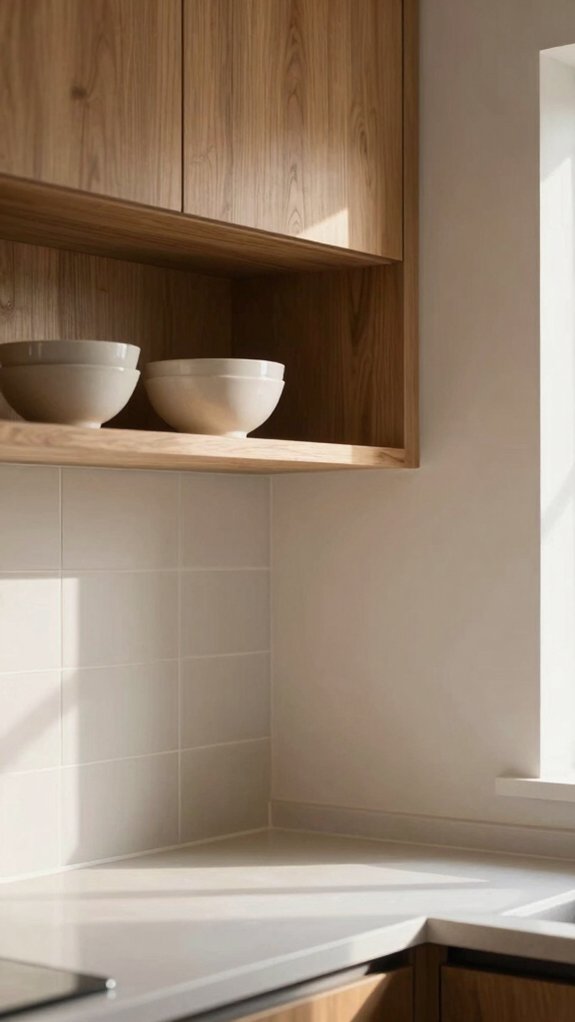 Built-In Shelves That Solve Storage Without Adding Furniture 7 hidden overhead cupboard storage solution