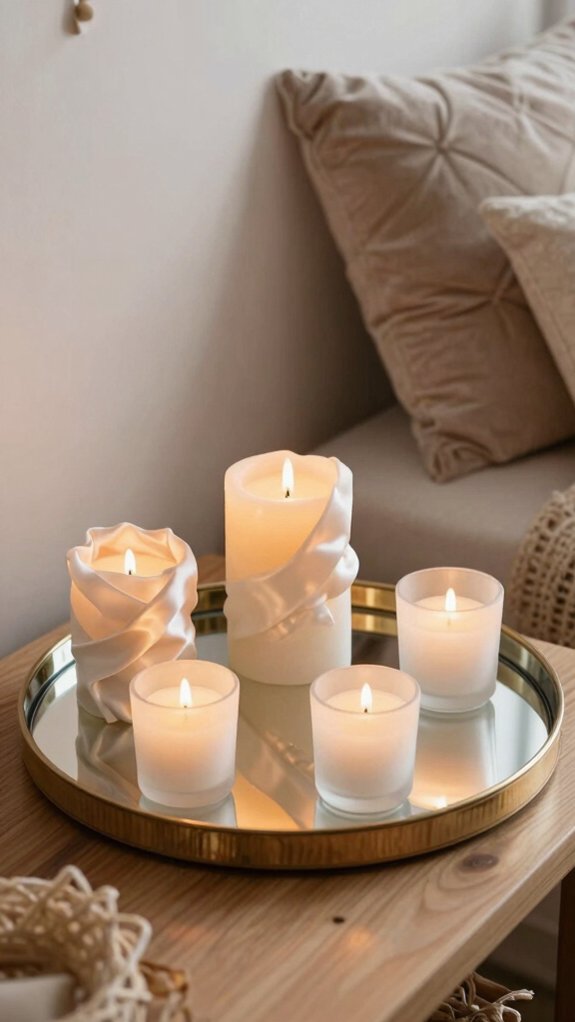instant mirrored candle glow