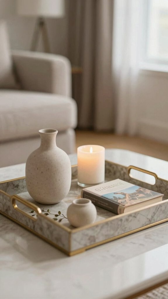Decorative Tray Ideas for Living Room That Look Styled Not Cluttered 12 intentional tray styling tips