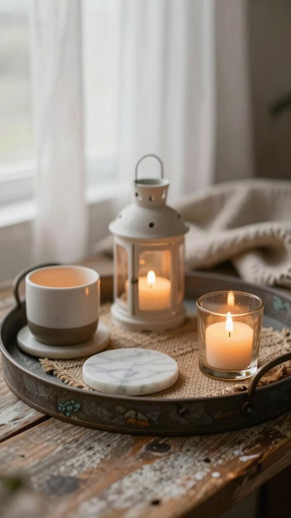 keep candle trays draft free