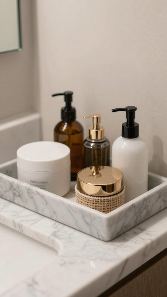 keep counter essentials organized