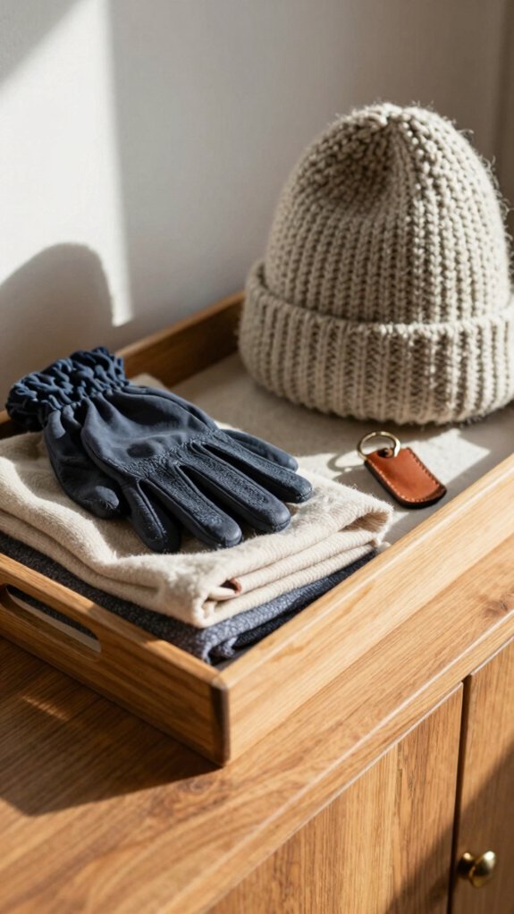 keep gloves and hats handy