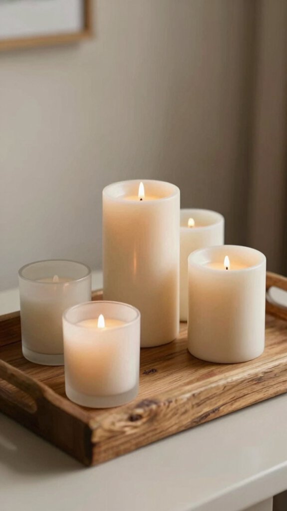 layer candles for effortless glow