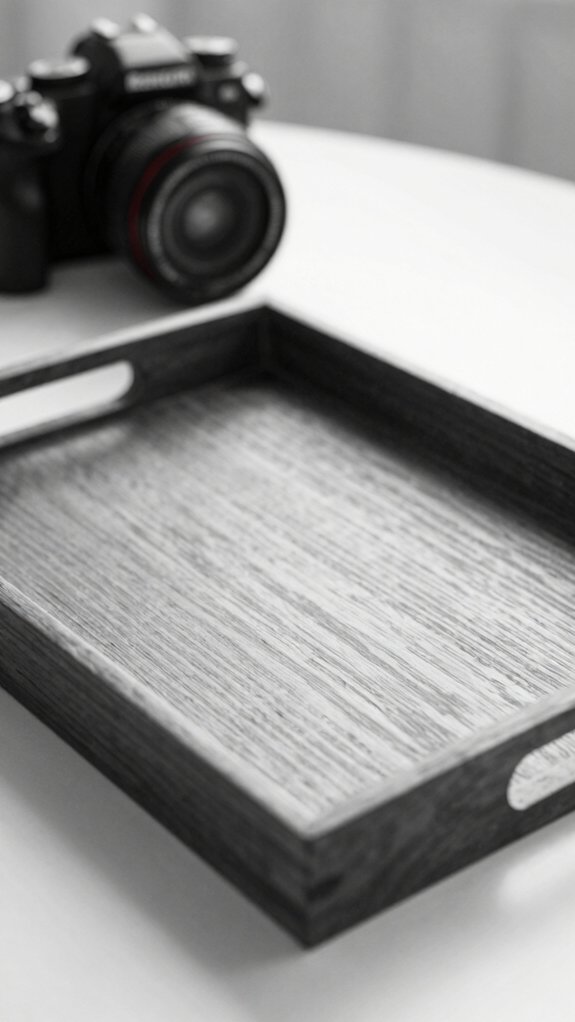 layered monochrome tray styling tips