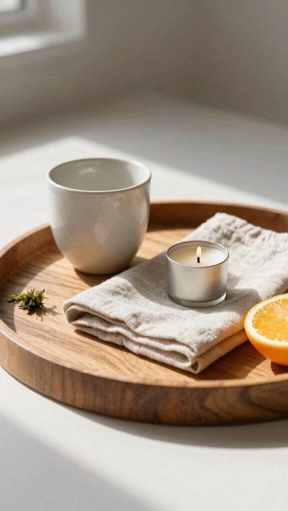 Minimal Tray Styling Ideas That Bring Balance to Your Home Decor 21 layered trays for texture