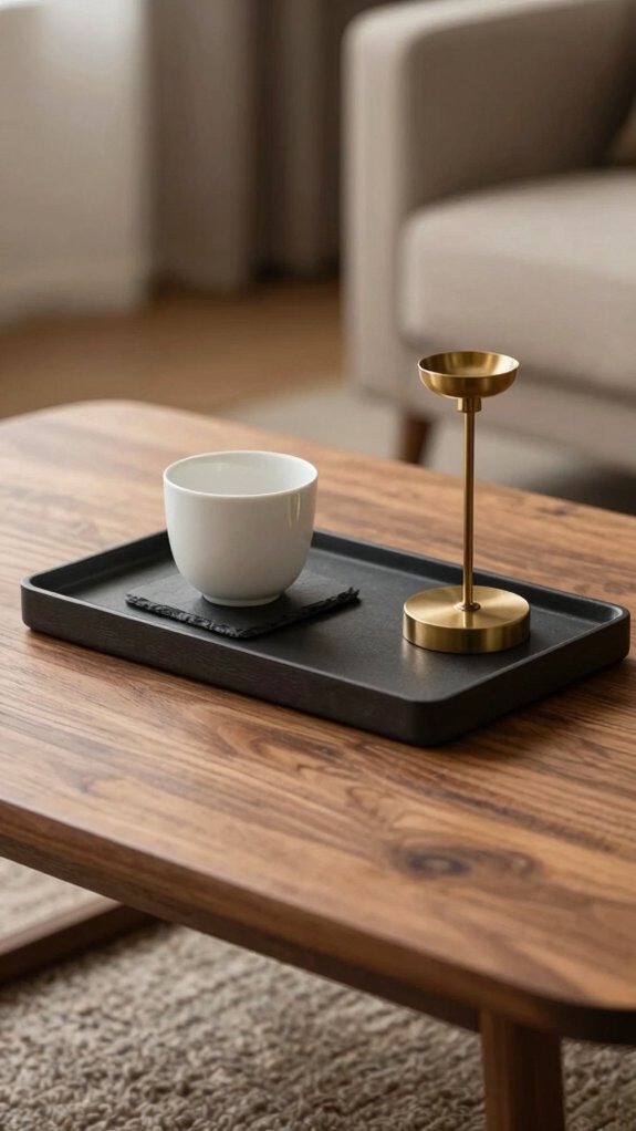 long table rectangular tray
