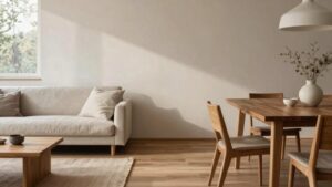 low clutter dining room layouts