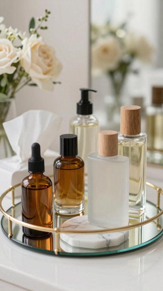 marble luxe perfume tray