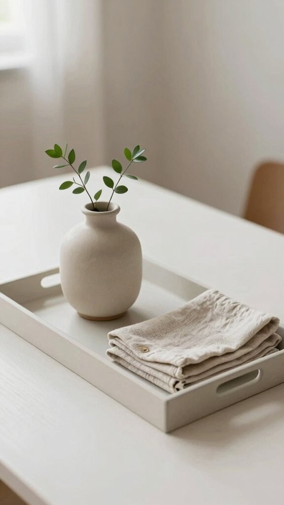 Minimal Tray Styling Ideas That Bring Balance to Your Home Decor 22 match tray size to room