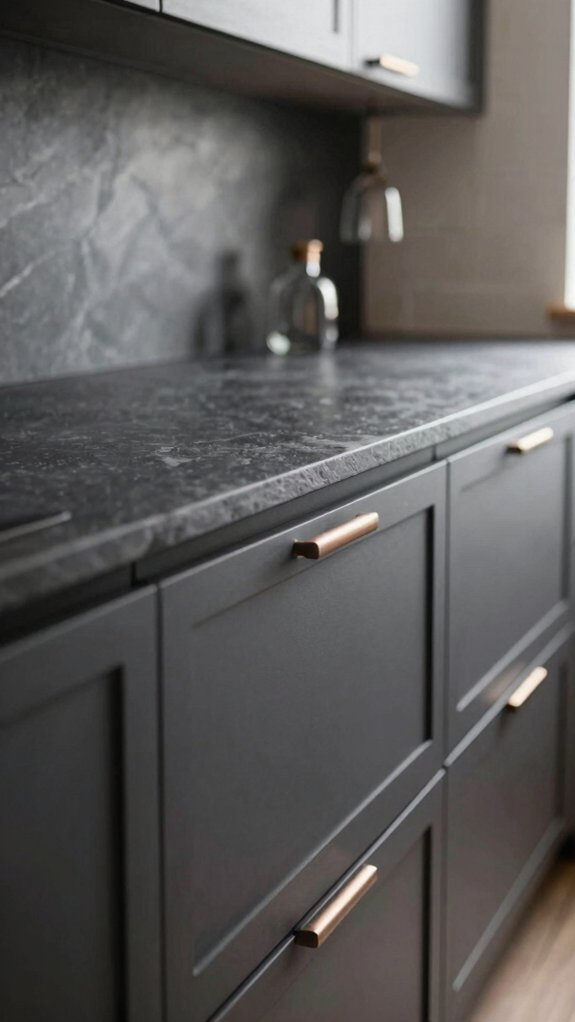 Black and Grey Kitchens That Don’t Feel Cold or Flat 8 matte grays sheen accents