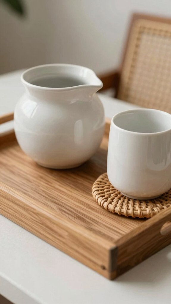 Minimal Tray Styling Ideas That Bring Balance to Your Home Decor 3 measure first leave breathing room