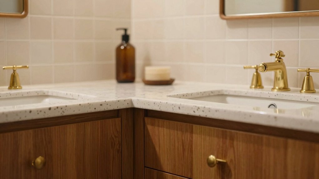 Mid Century Bathrooms That Feel Warm Without Looking Vintage 8 mid century warm modern bath