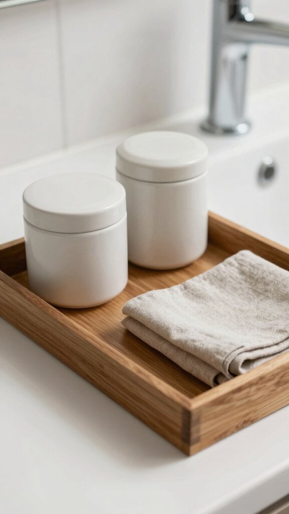 neat guest bath essentials tray