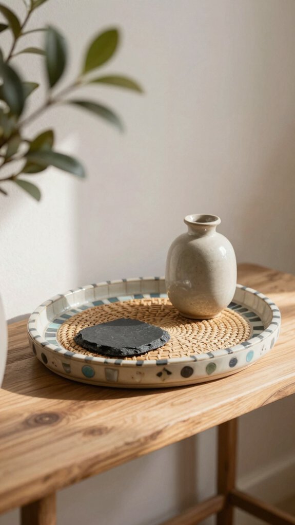 Small Space Tray Decor Ideas That Keep Your Home Looking Organized 4 nightly key tray reset