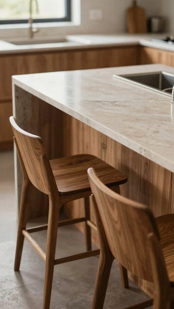 plan island seating clearance