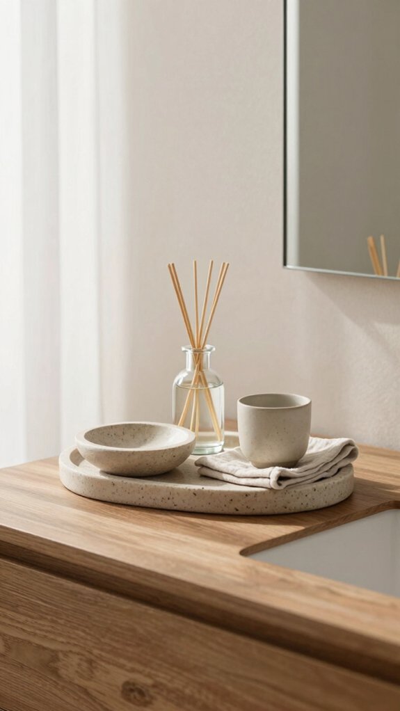 portable bathroom vanity tray
