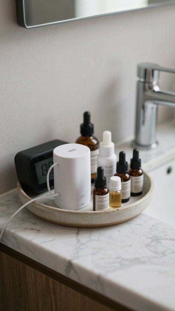 portable sinkside storage tray