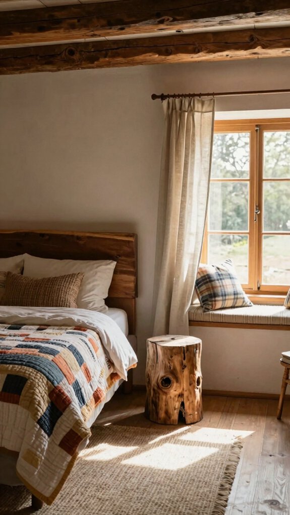 Farmhouse Bedroom Decor Ideas That Work Even Without a Closet 12 reclaimed wood farmhouse charm