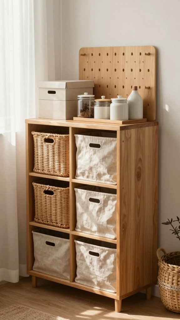 Small Space Storage System That Organizes Your Entire Room Without a Closet 10 seasonal overflow storage spot