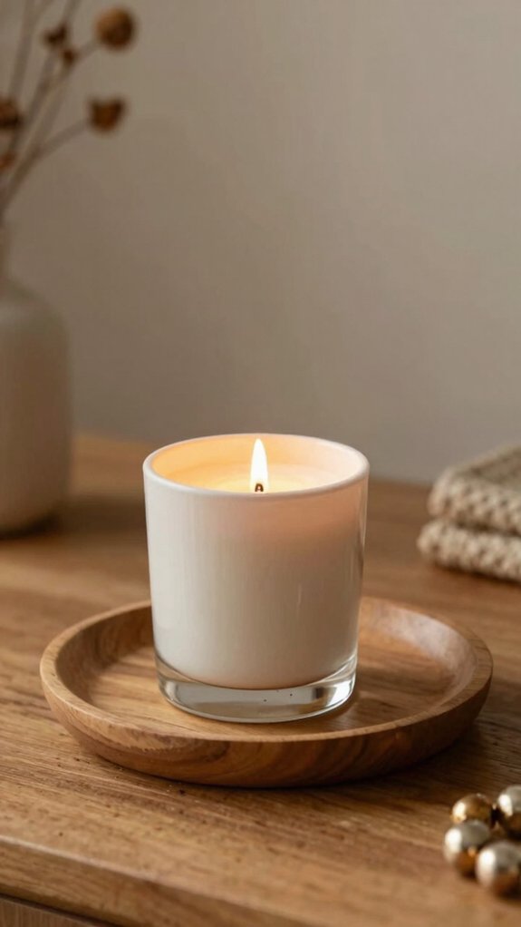 Candle Tray Decor Ideas That Instantly Make a Space Feel Warm and Elevated 19 seasonal tray filler swap