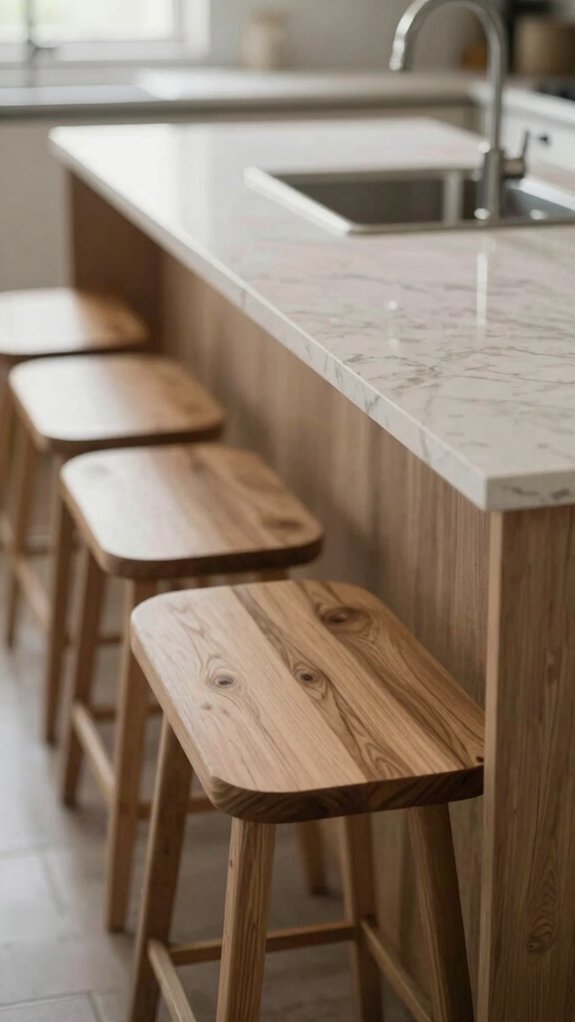 single row 24 inch stool spacing