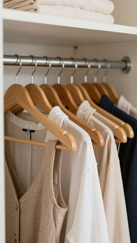 slim hangers maximize closet space
