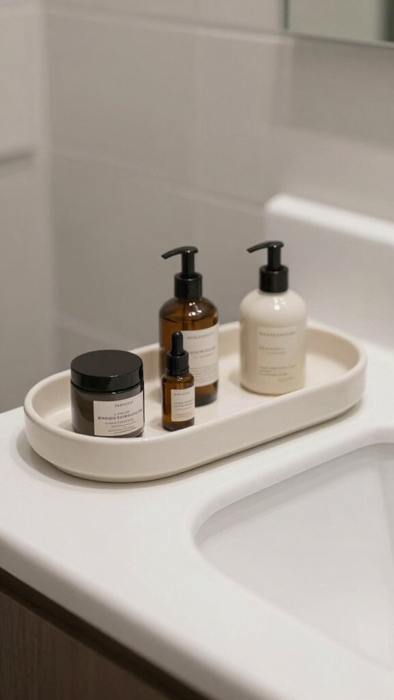 small toilet tray decor ideas