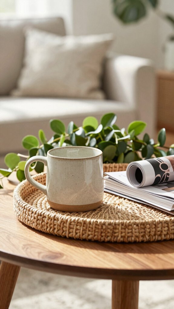soften with seasonal greenery