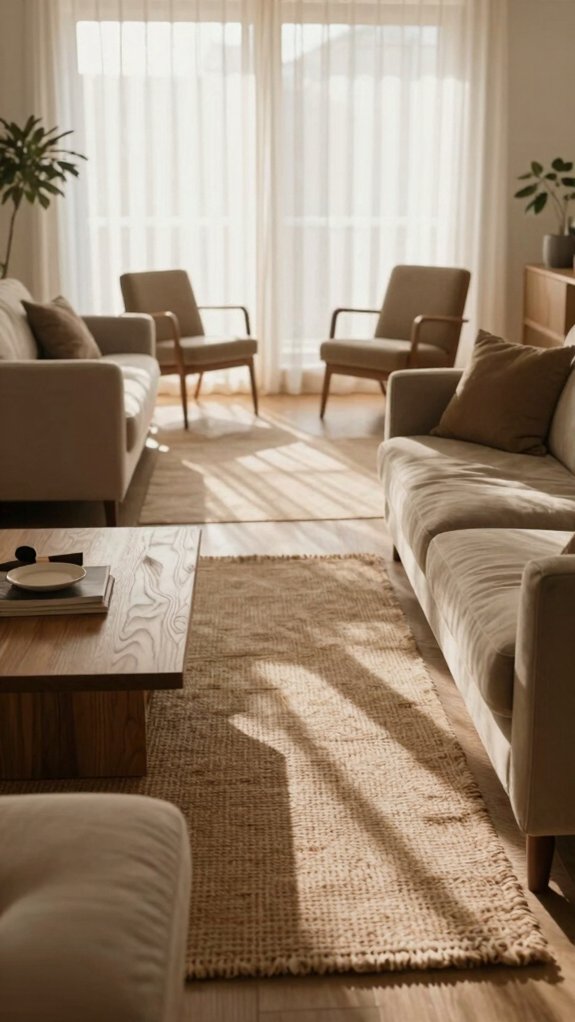Living Room Furniture Layouts Based on Movement Patterns 8 traffic aware conversational layout