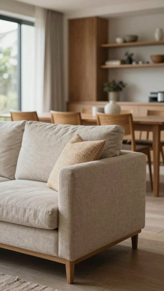 Living Dining Layouts That Reduce Visual Noise Instantly 13 translucent zoning for open plans