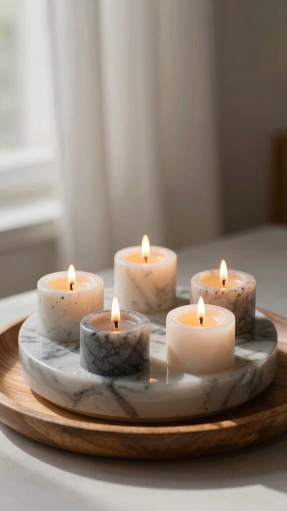 twinkly marble tray finishing touch