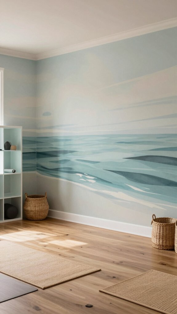 Home Gym Rooms Designed for Consistency, Not Motivation 16 vibrant gym wall energy