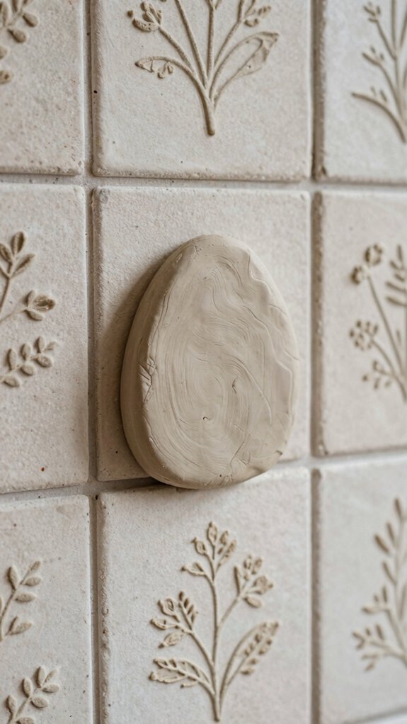 14 Clay Ideas for Beginners That Build Confidence 6 air dry clay botanical tiles