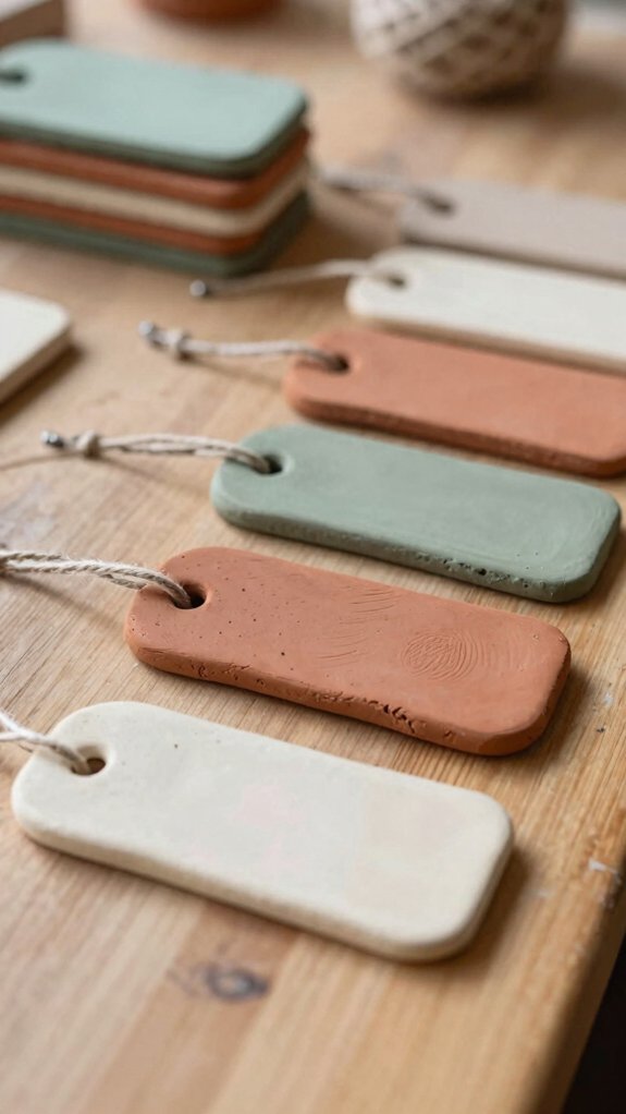 14 Clay Ideas for Beginners That Build Confidence 14 air dry clay personalized name tags