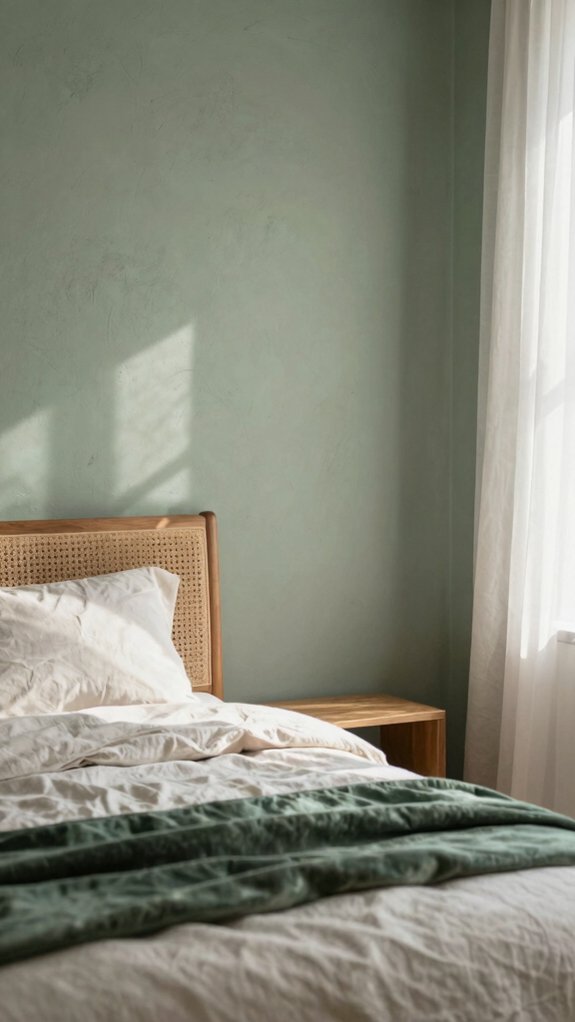 anchoring headboard accent wall
