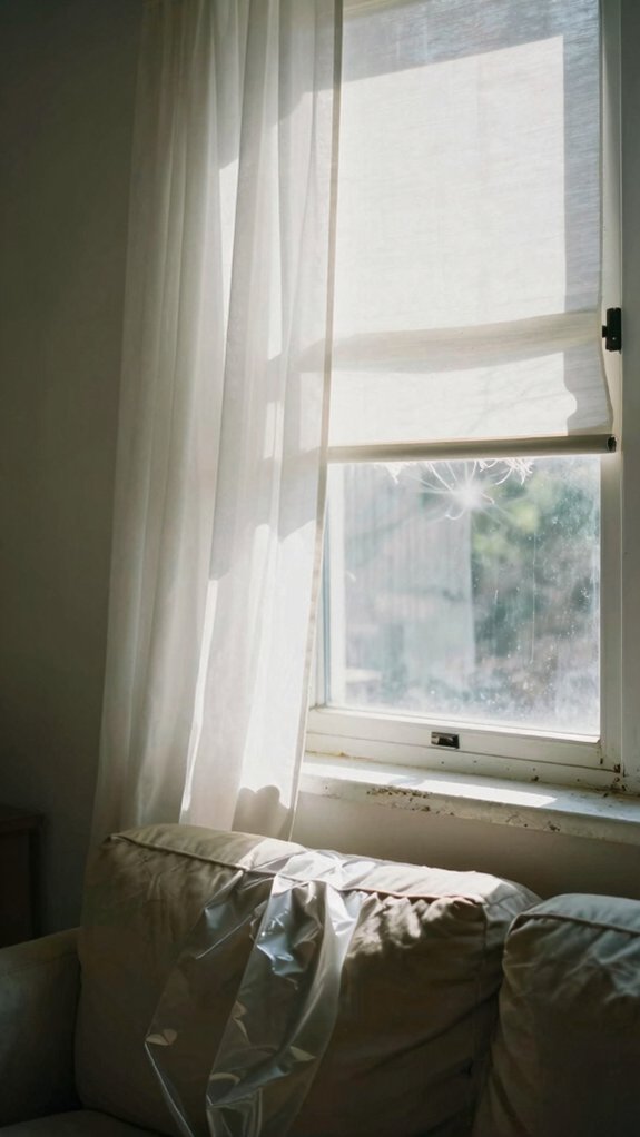 avoid damaging window coverings