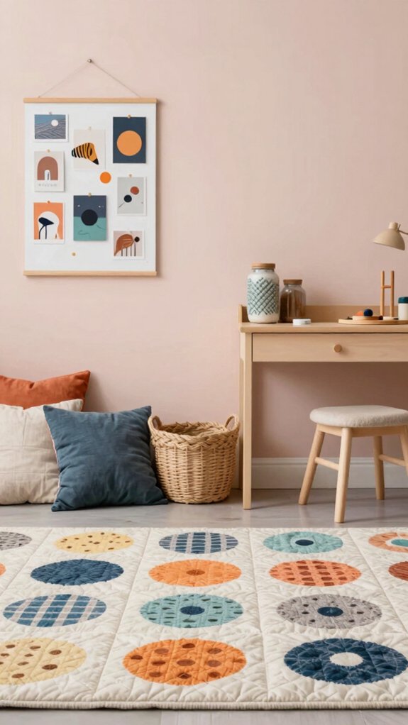 Colorful Kids Room Ideas That Spark Creativity 3 balanced pattern mixing calmly