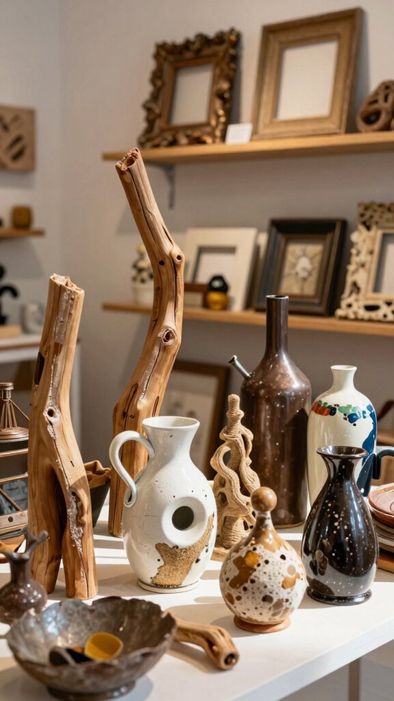 14 Upcycling Art Projects That Turn Everyday Waste Into Decor 6 beach driftwood wall gallery display