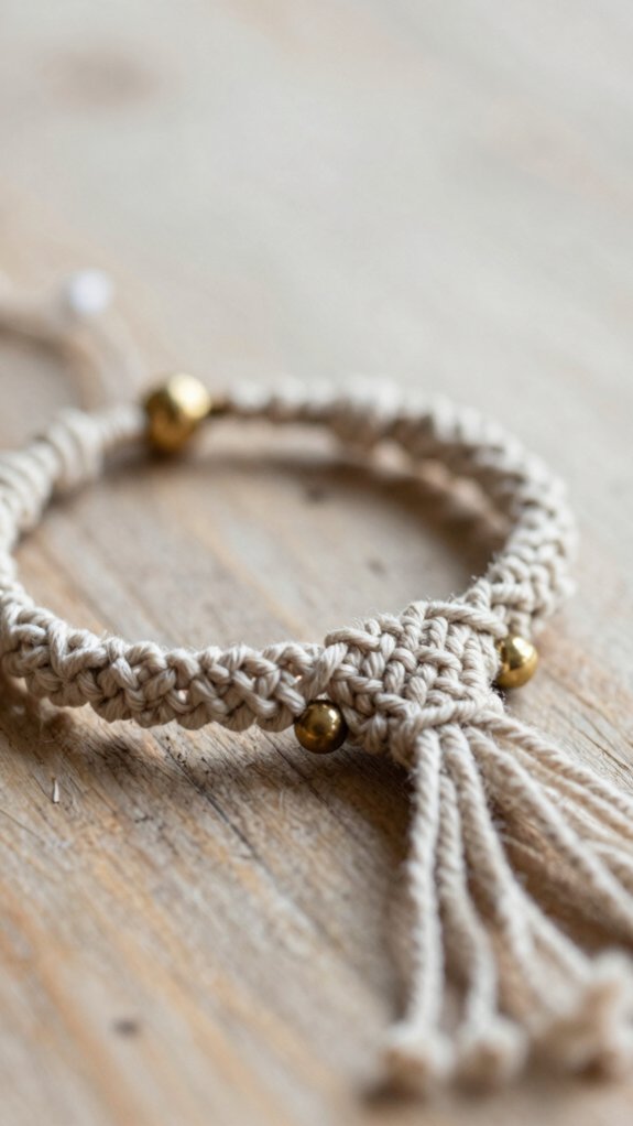beginner friendly macram bracelet making